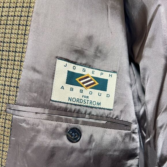 VINTAGE Joseph Abboud Nordstrom Men’s Blazer MADE in USA 🇺🇸 - Picture 4 of 12